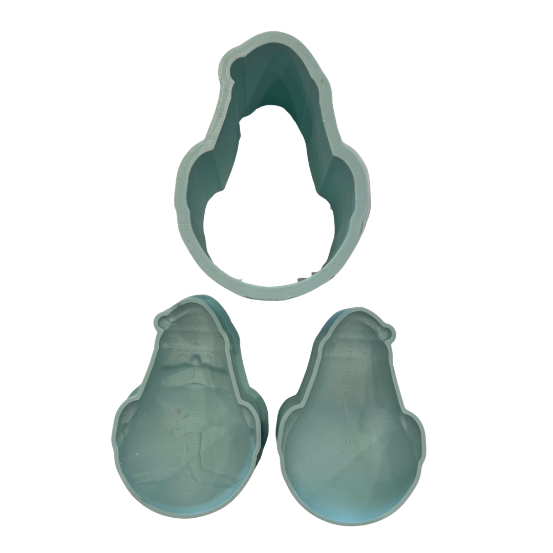 Roly-Poly Santa - 3D Printed Mold