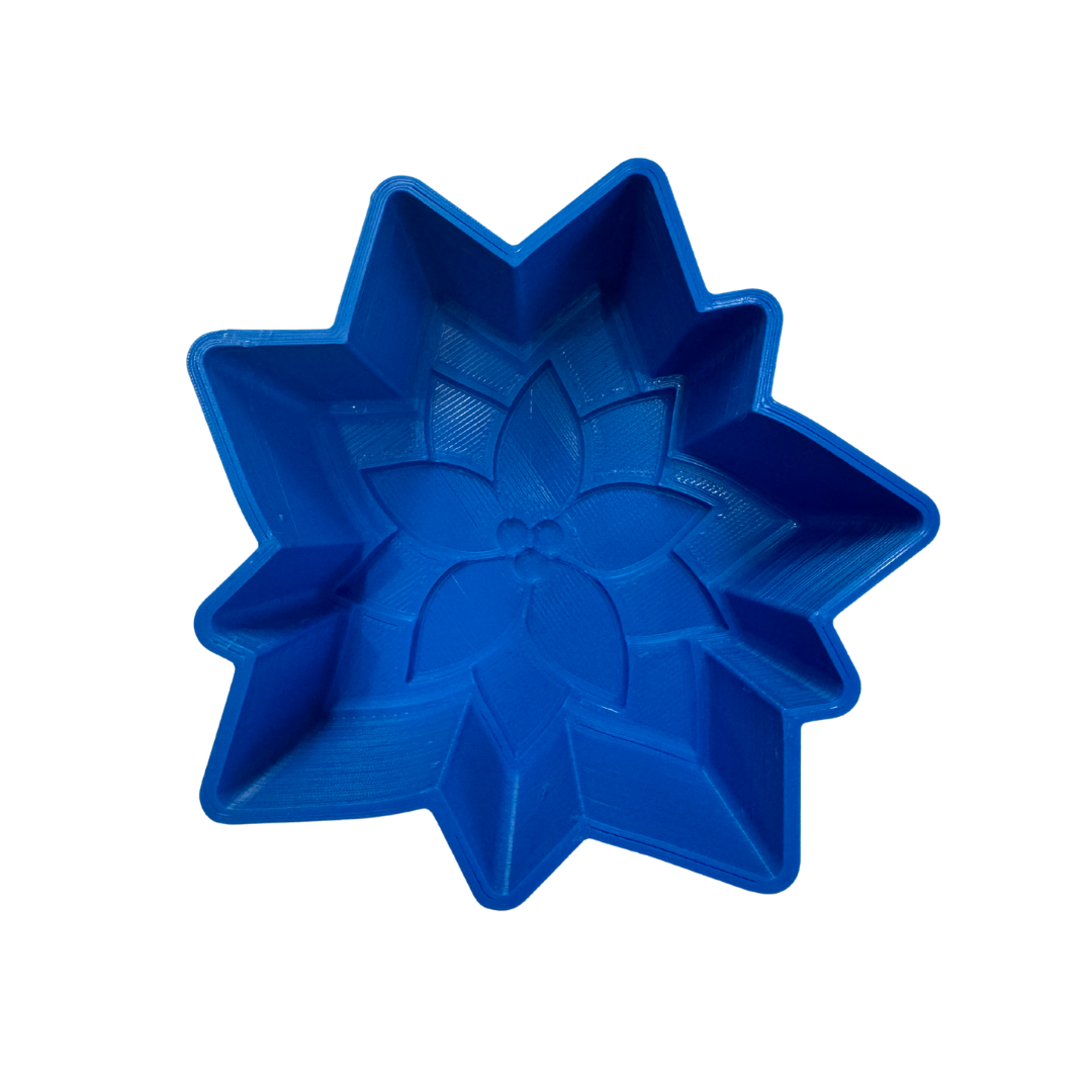 The Pretty Poinsettia - 3D Hybrid Mold