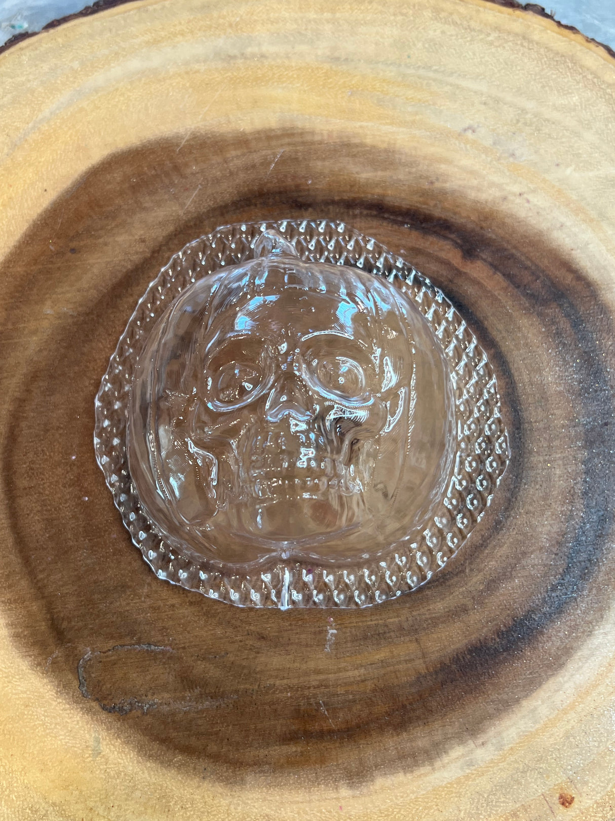 Skeleton Pumpkin Plastic Hand Mold