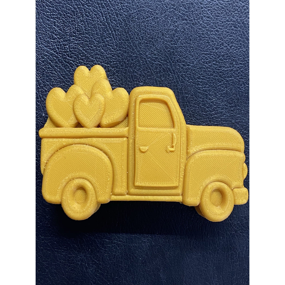 Pickup Truck with Hearts Plastic Hand Mold
