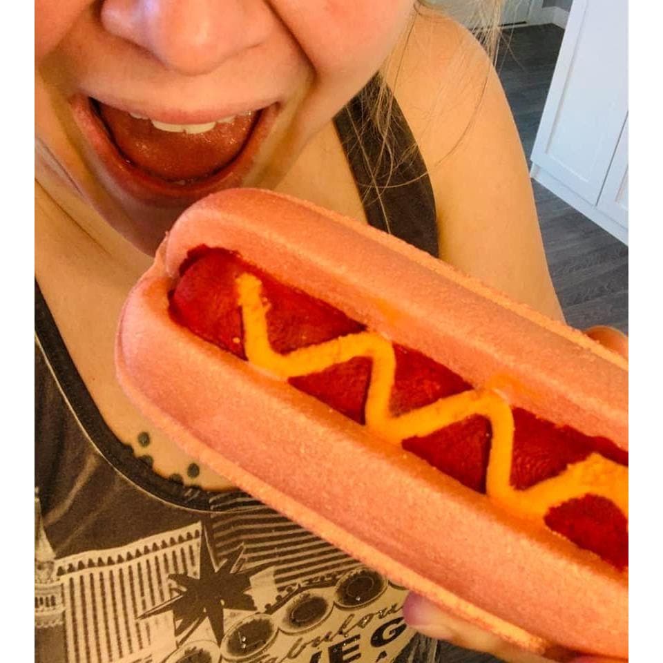 Hotdog Bath Bomb Mold 3 D Printed