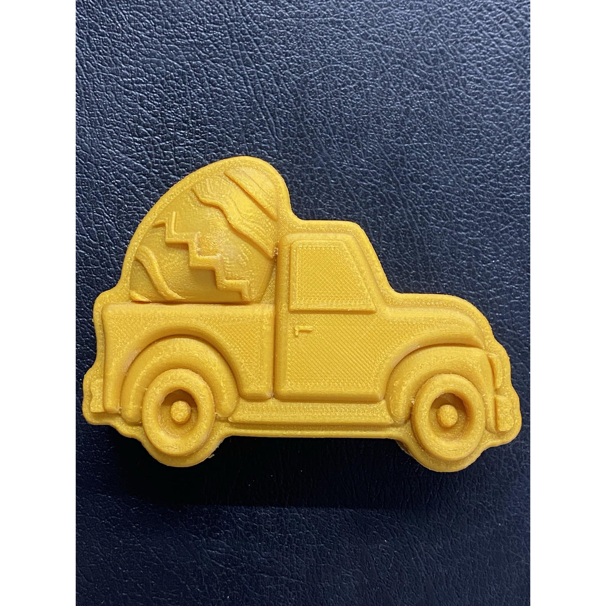 Pickup Truck with Easter Egg Plastic Hand Mold