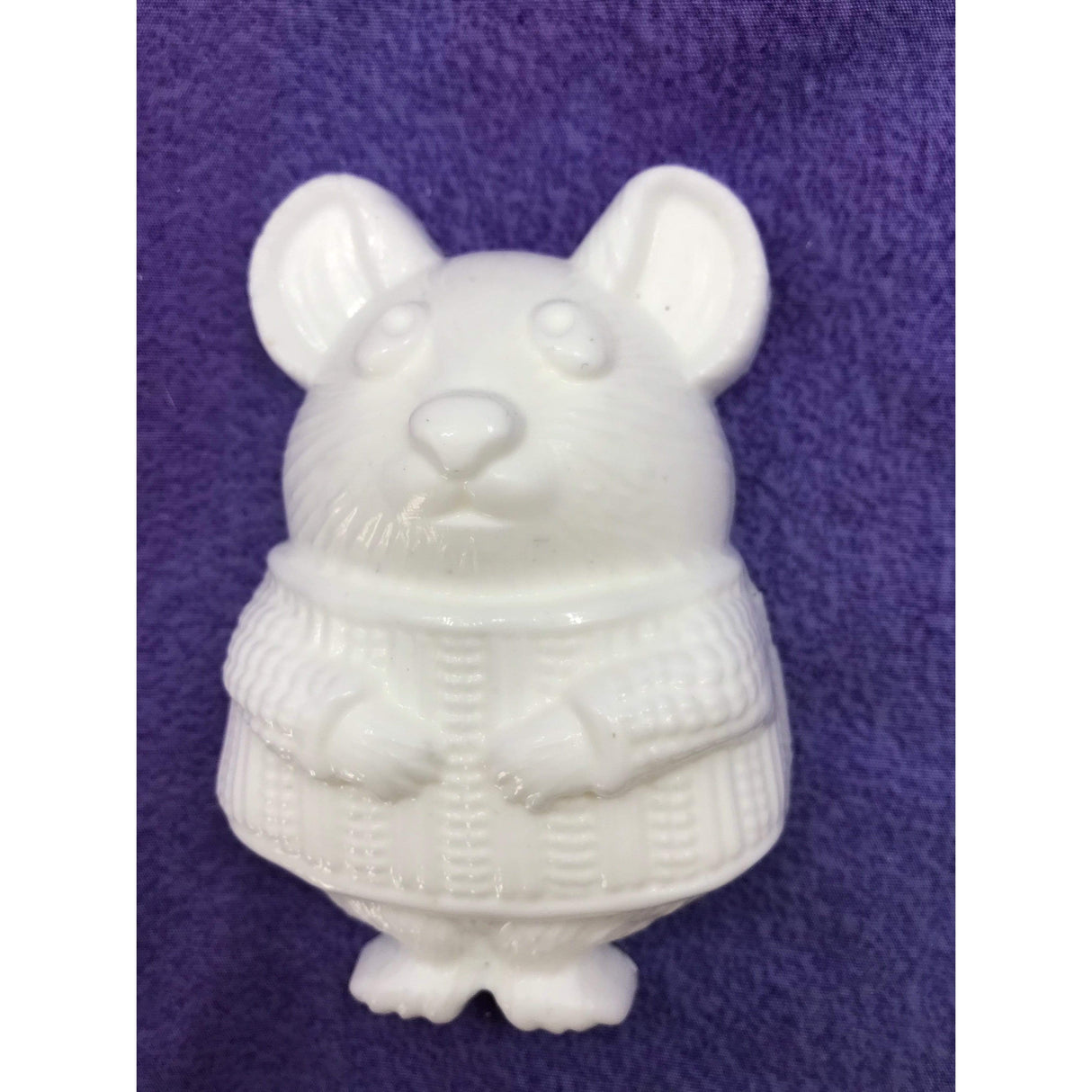 Mouse with Sweater Plastic Hand Mold
