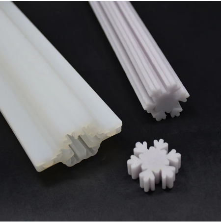 Snowflake Shaped Silicone Column Mold