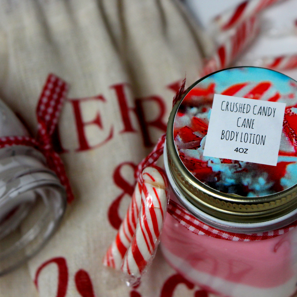 Easy Crushed Candy Cane Body Lotion