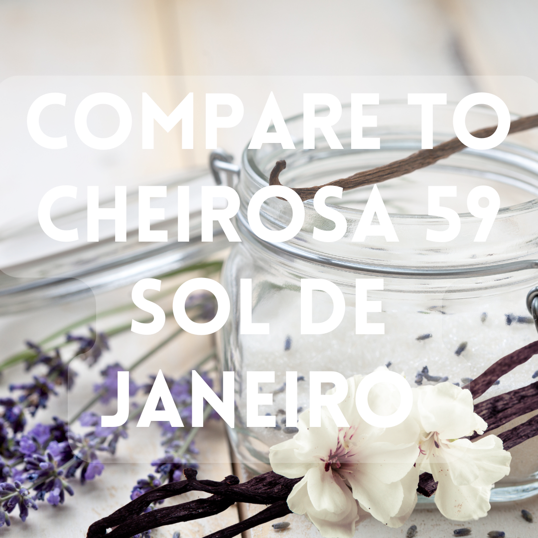 Compare to aroma Cheirosa 59 (Sol de Janeiro Dupe) - Premium Fragrance Oil