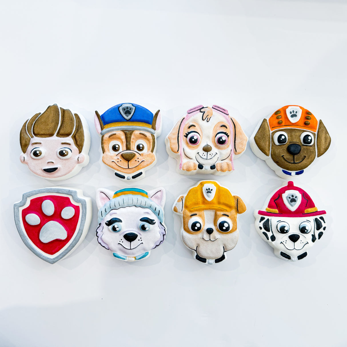 Paw Patrol - Set of 8 Plastic Hand Molds