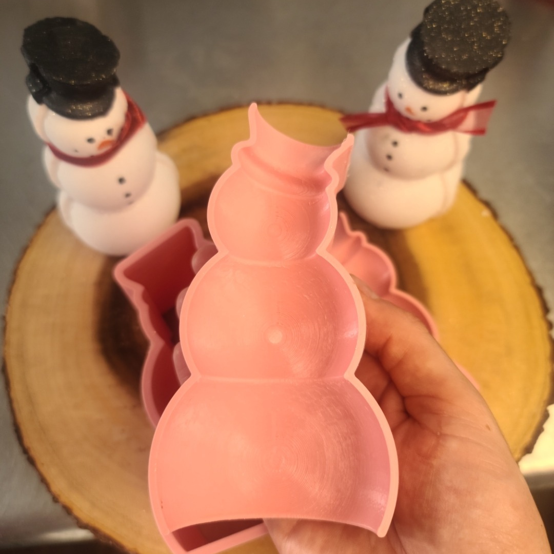 Snowman 3D Printed Mold