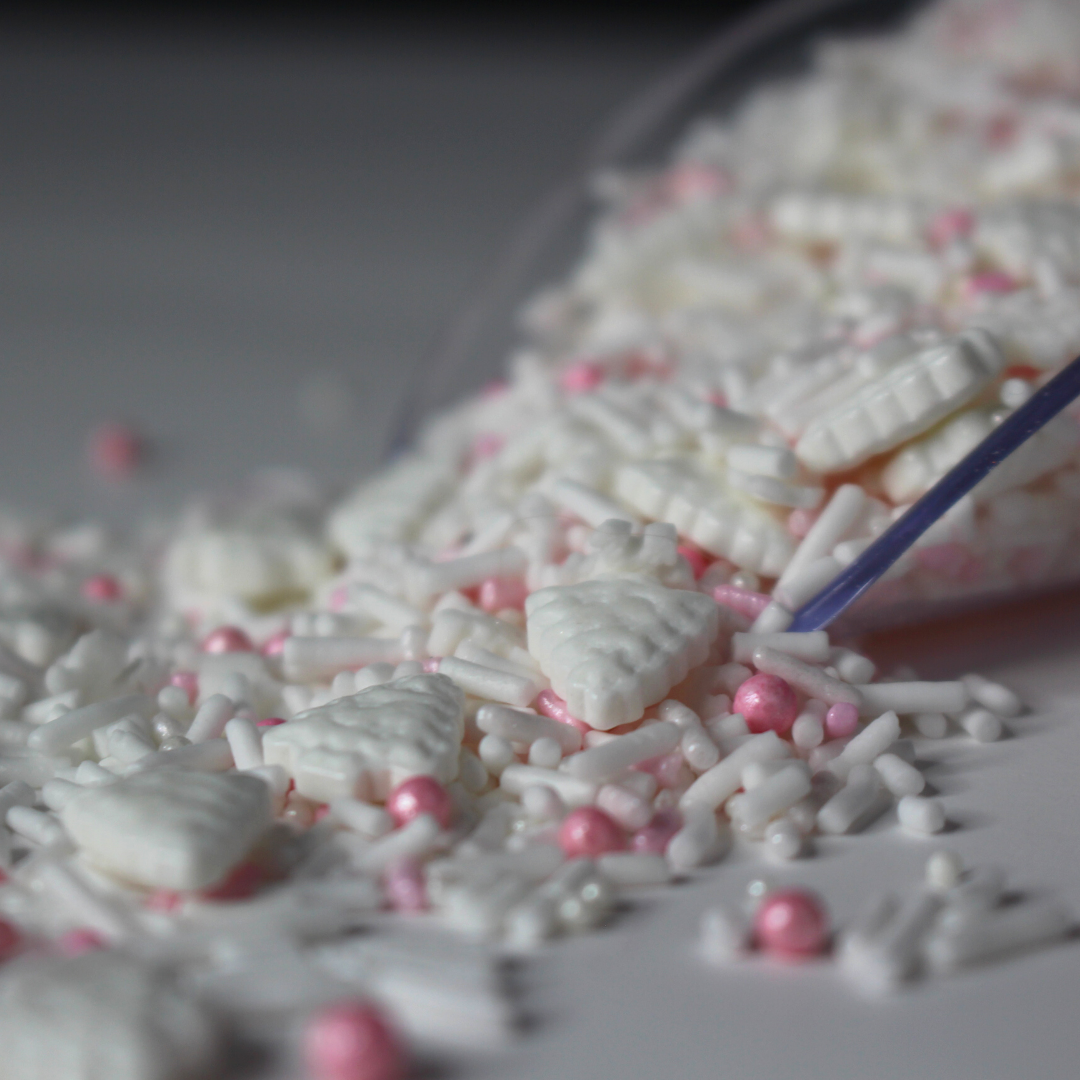 A White Christmas Candy Sprinkles