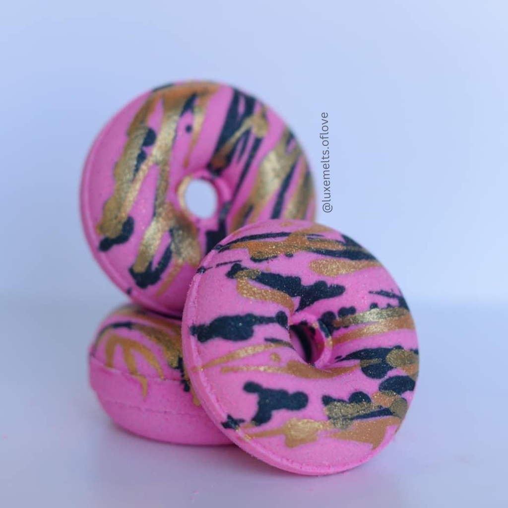 Donut Bath Bomb Mold 3 D Printed