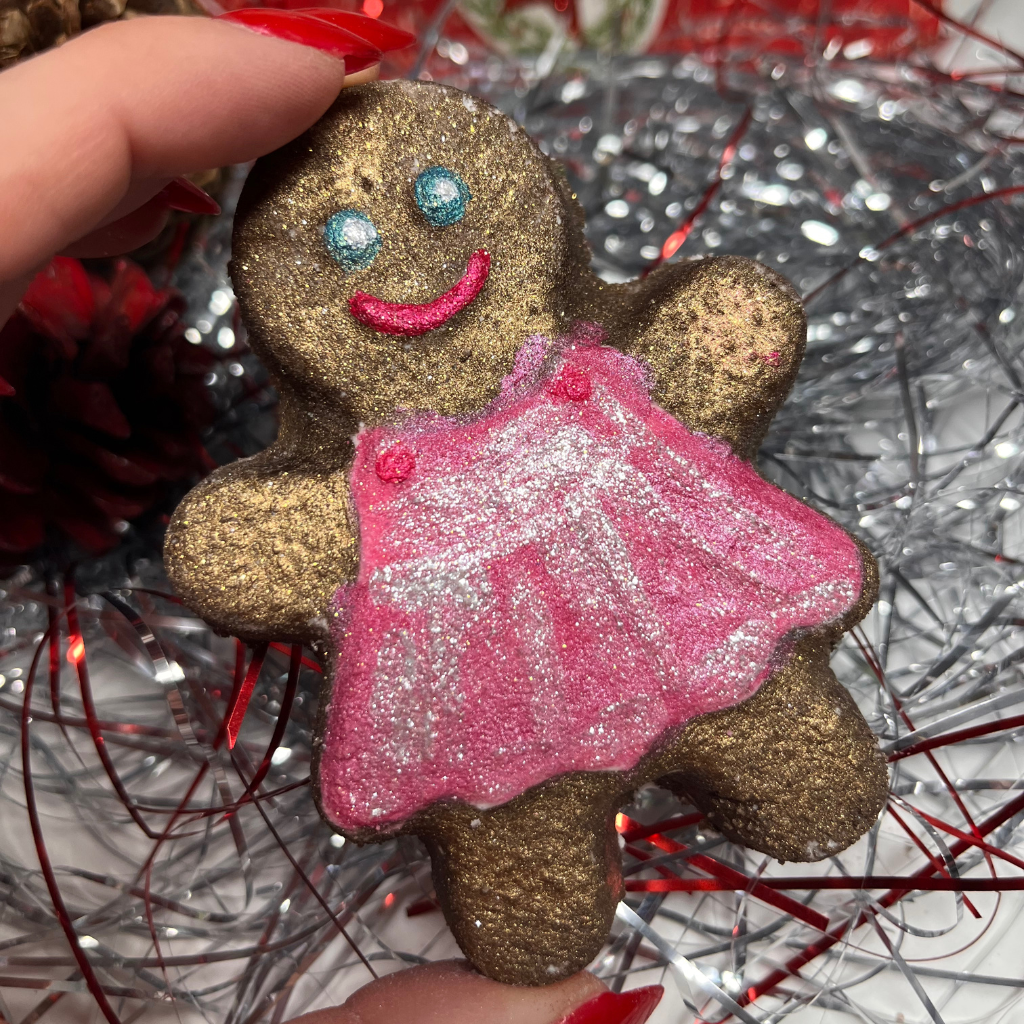 Gingerbread Girl Plastic  Hand Mold