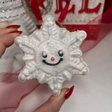 Happy Snowflake Plastic Hand Mold