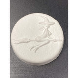 Flying Witch on Broom Plastic Hand Mold