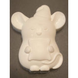 Mouse with Nightcap Plastic Hand Mold