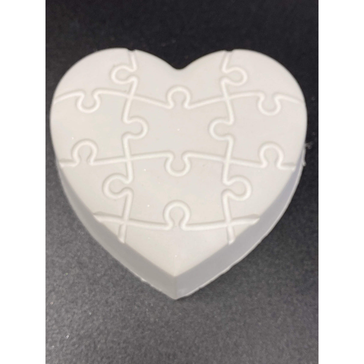 Autism Heart Plastic Hand Mold