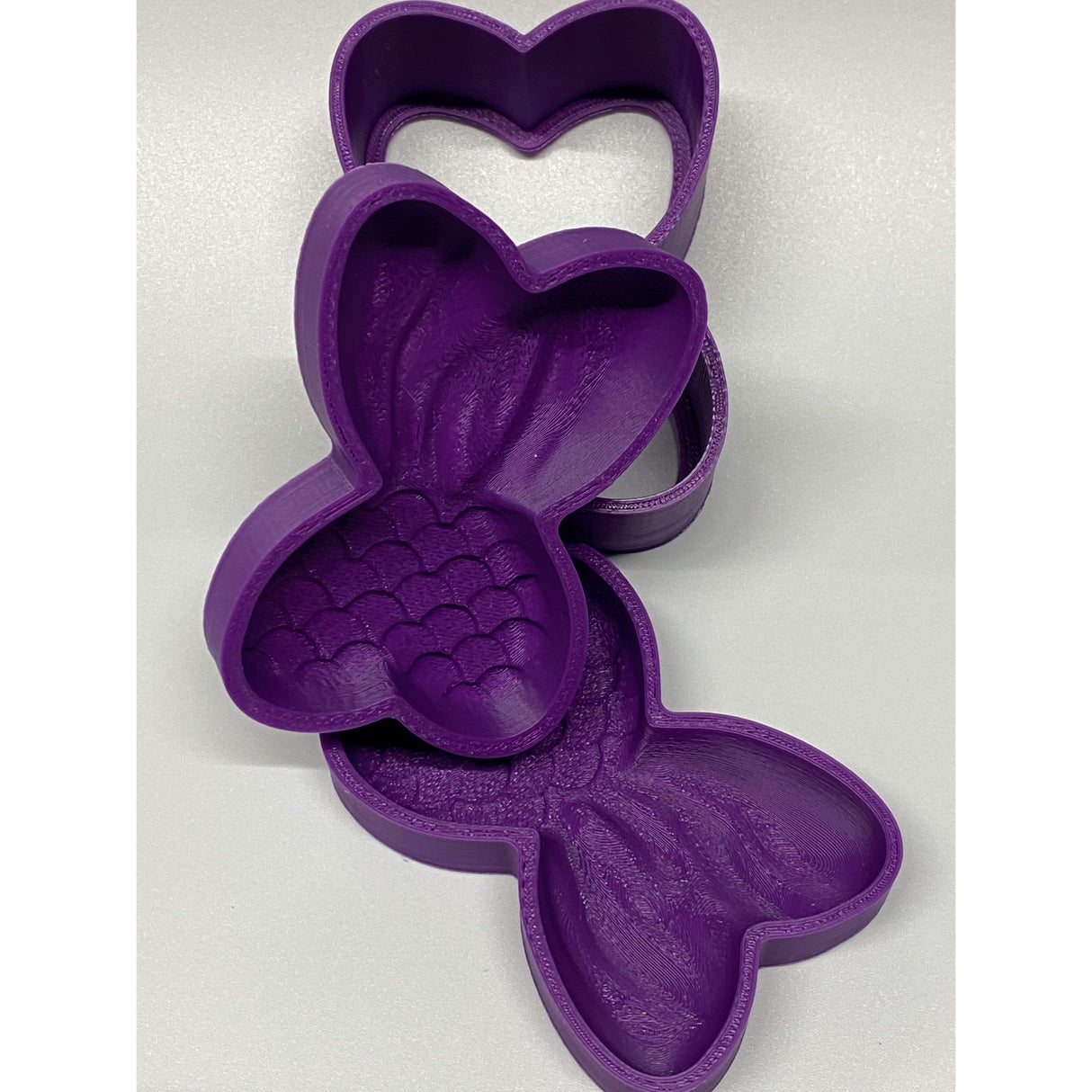 Mermaid Tail Bath Bomb Mold 3-D Printed