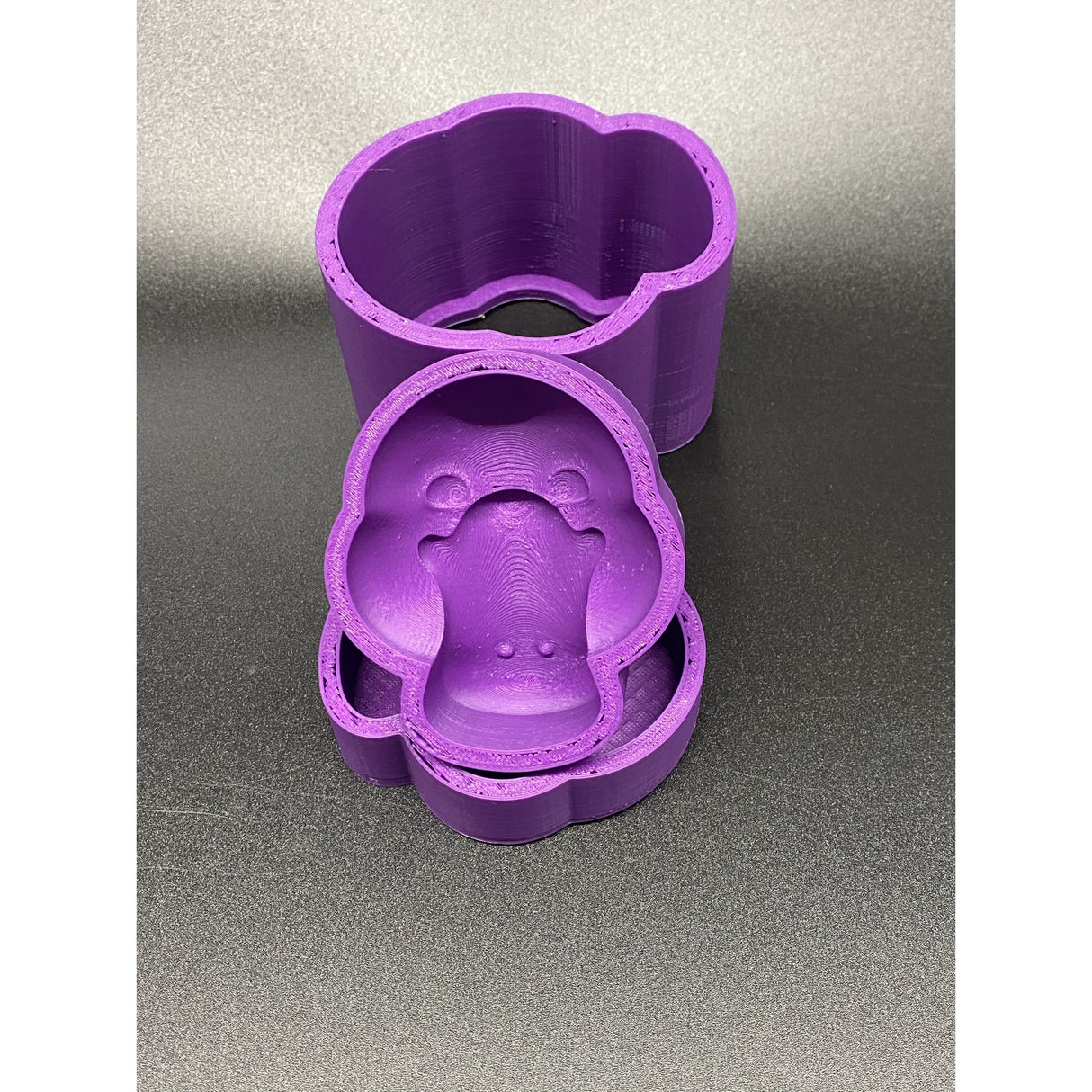 Platypus Bath Bomb Mold 3 D Printed