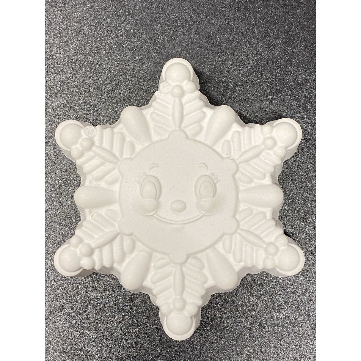 Happy Snowflake Plastic Hand Mold