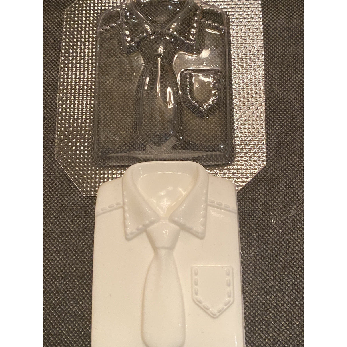 Shirt & Tie Plastic Hand Mold