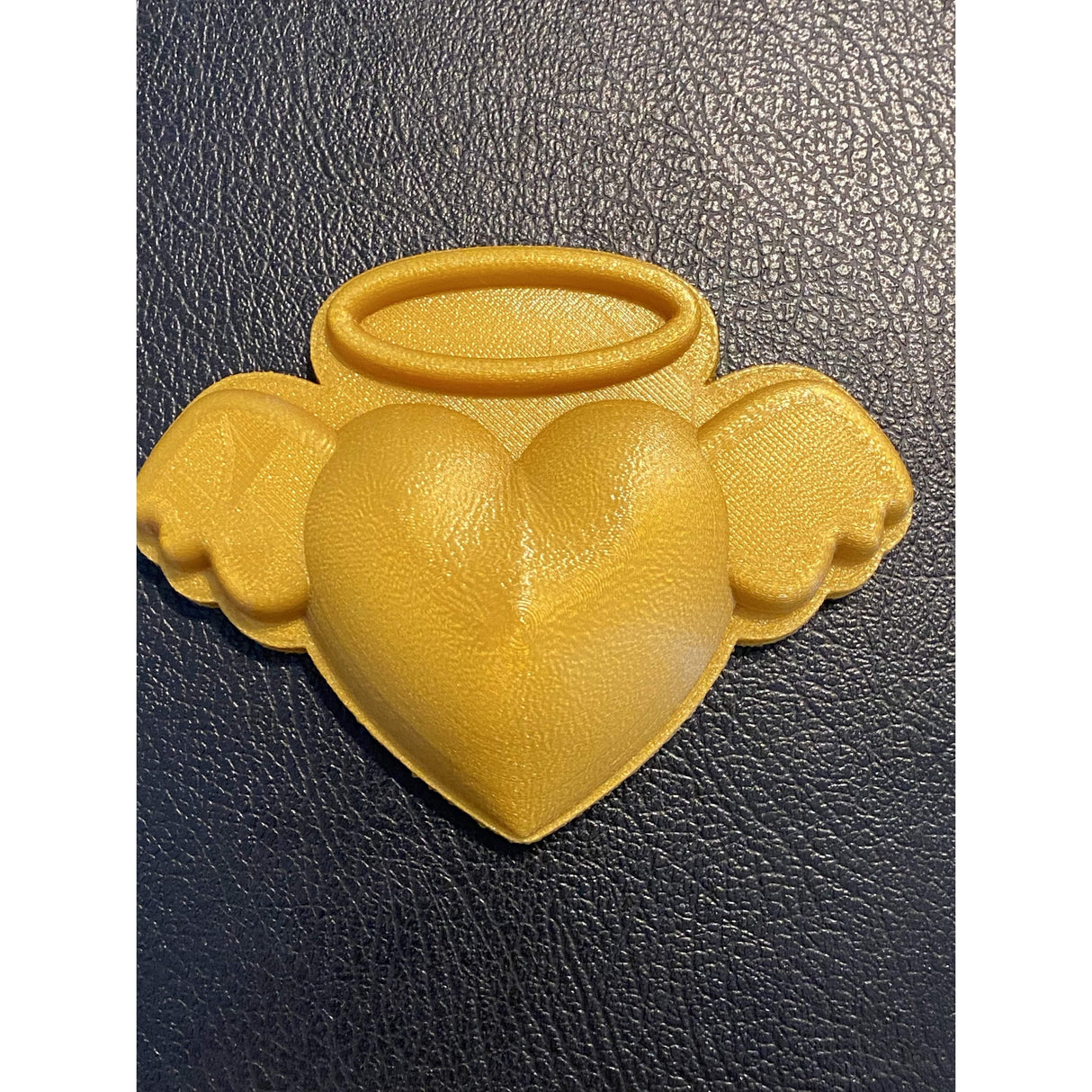 Angel Heart with Wings/Halo Plastic Hand Mold