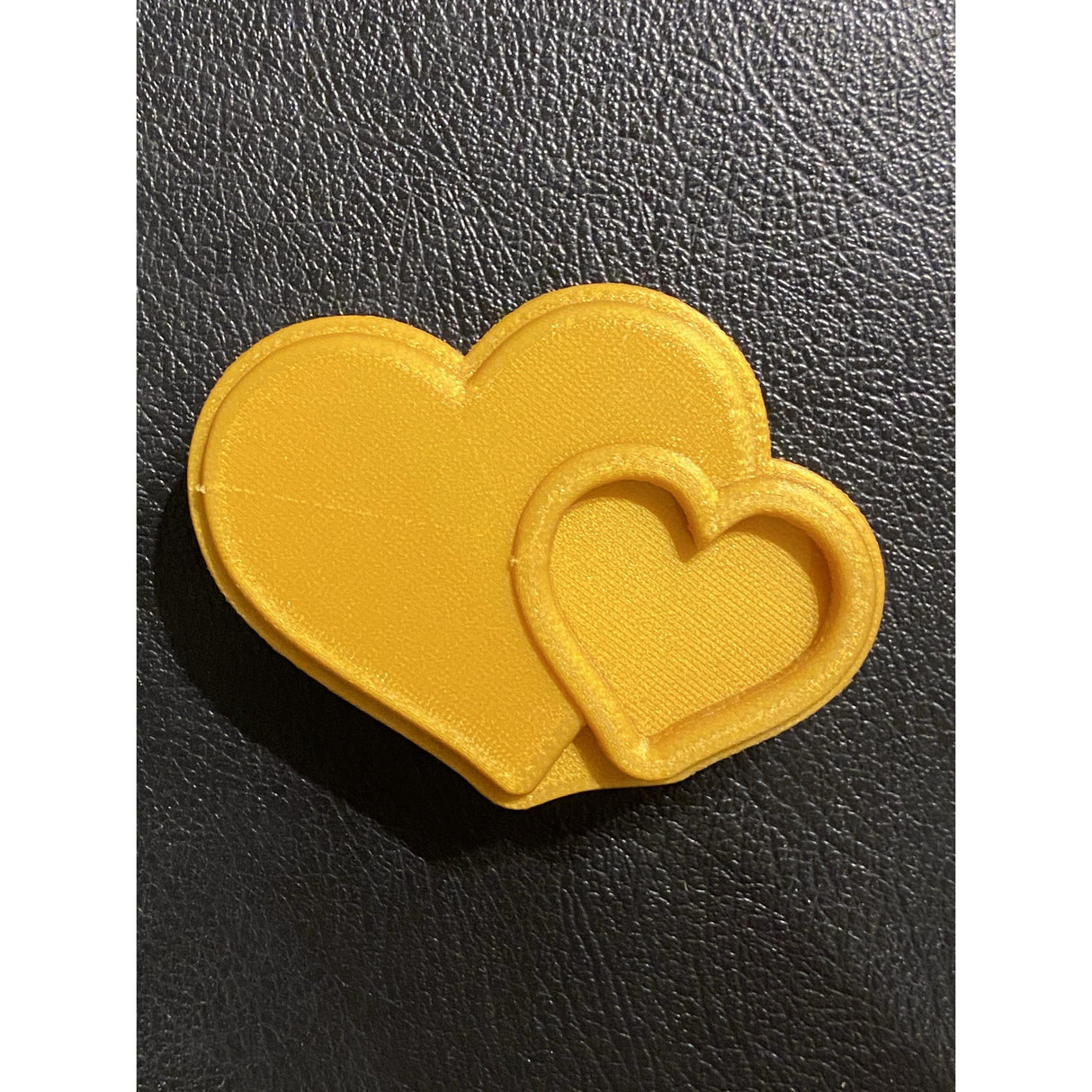 Double Hearts Plastic Hand Mold