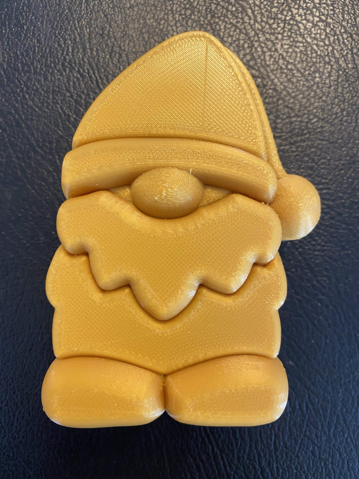 Gnome with Santa Hat Plastic Hand Mold