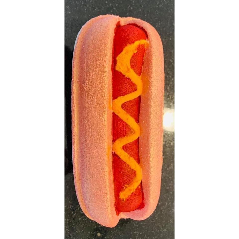 Hotdog   Bath Bomb Mold 3 D Printed