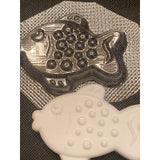 Fish with spots Plastic Hand Mold