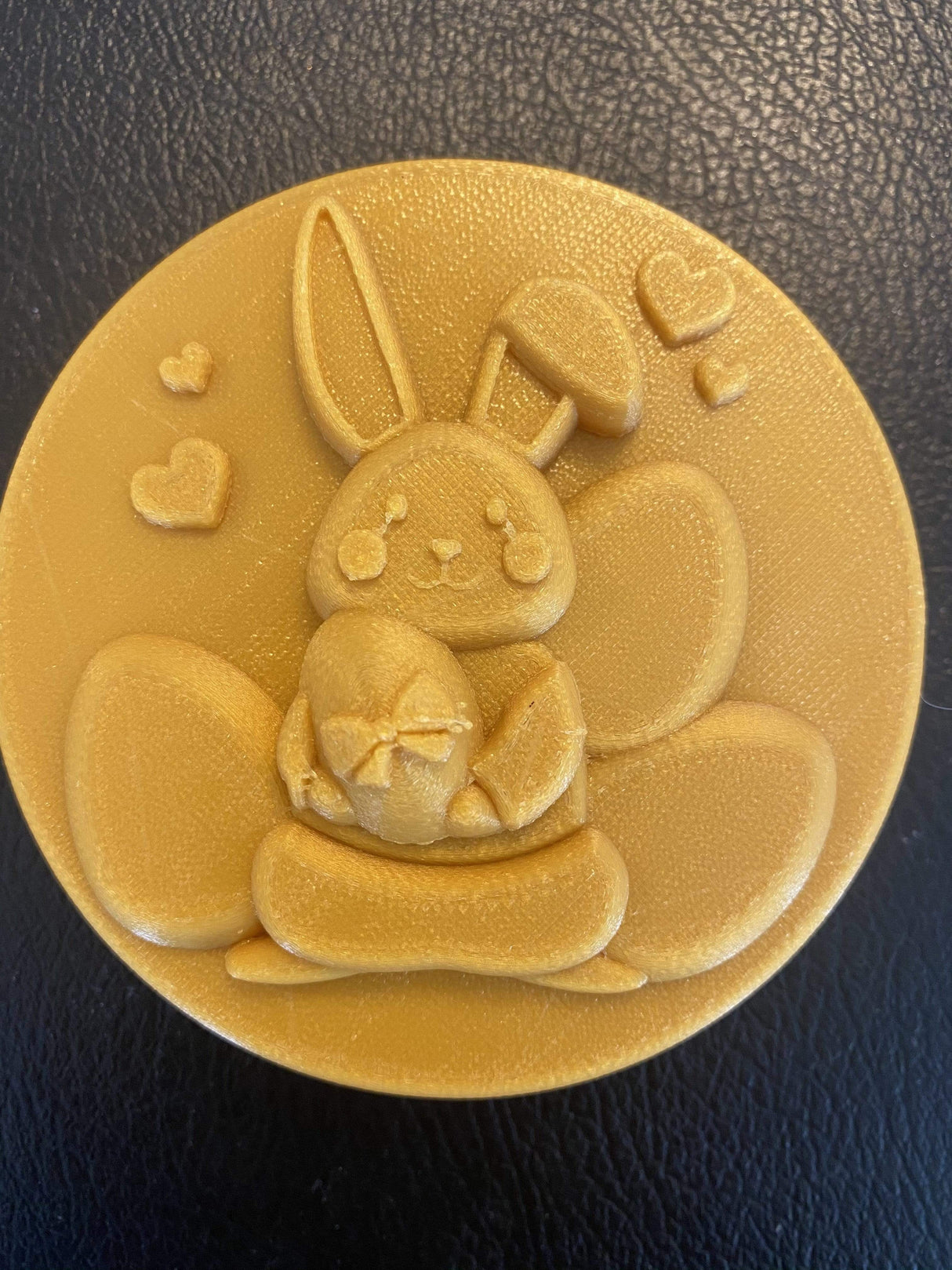 Easter Egg Bunny Love Plastic Hand Mold