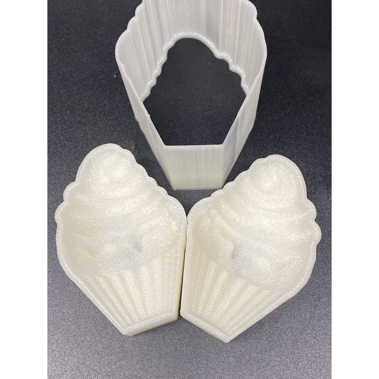 Cupcake Bath Bomb Mold 3 D Printed