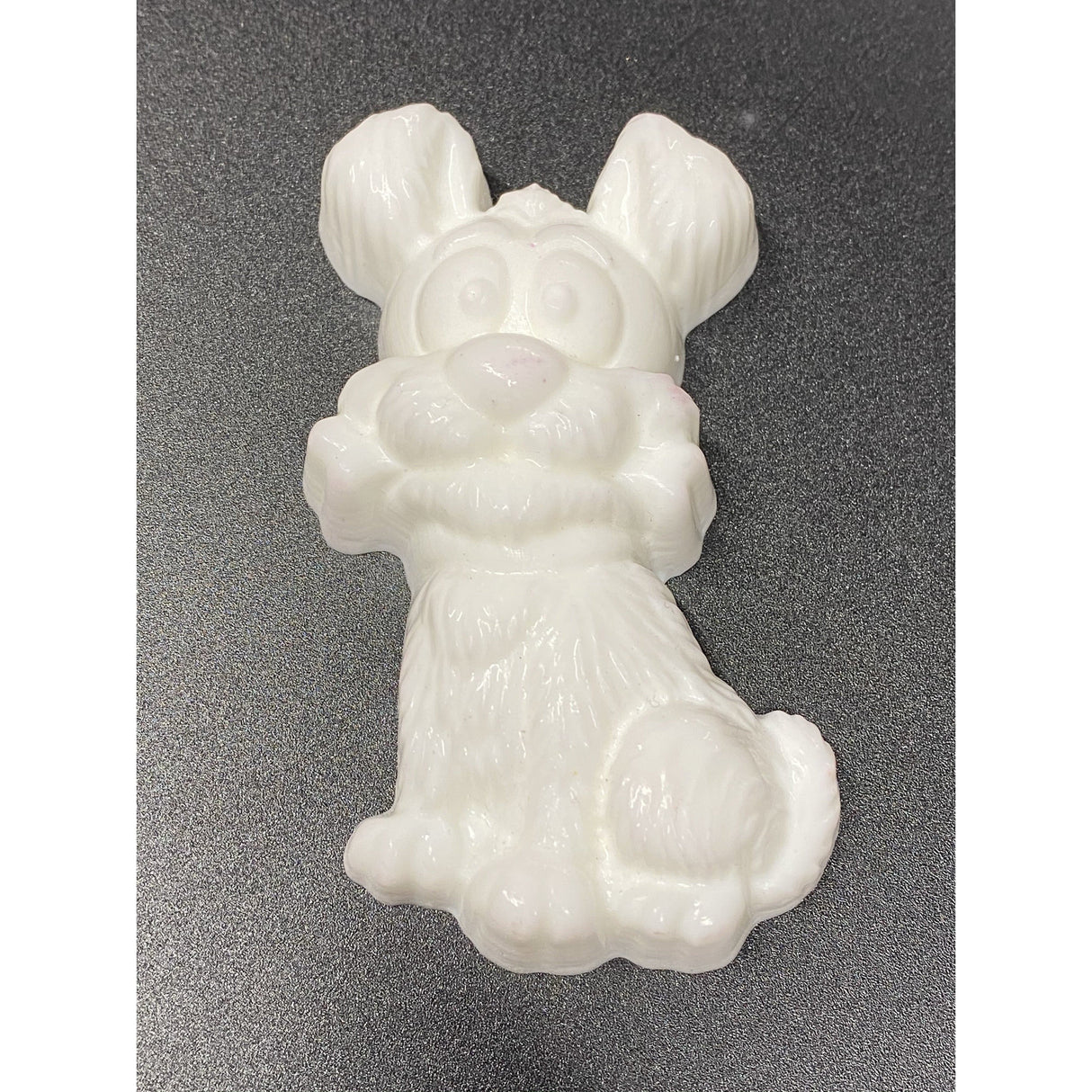 Puppy with Bone Plastic Hand Mold