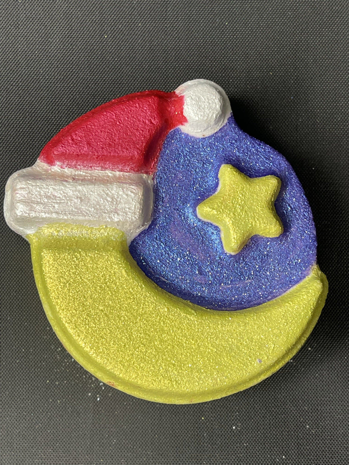 Santa Moon and Star Plastic Hand Mold