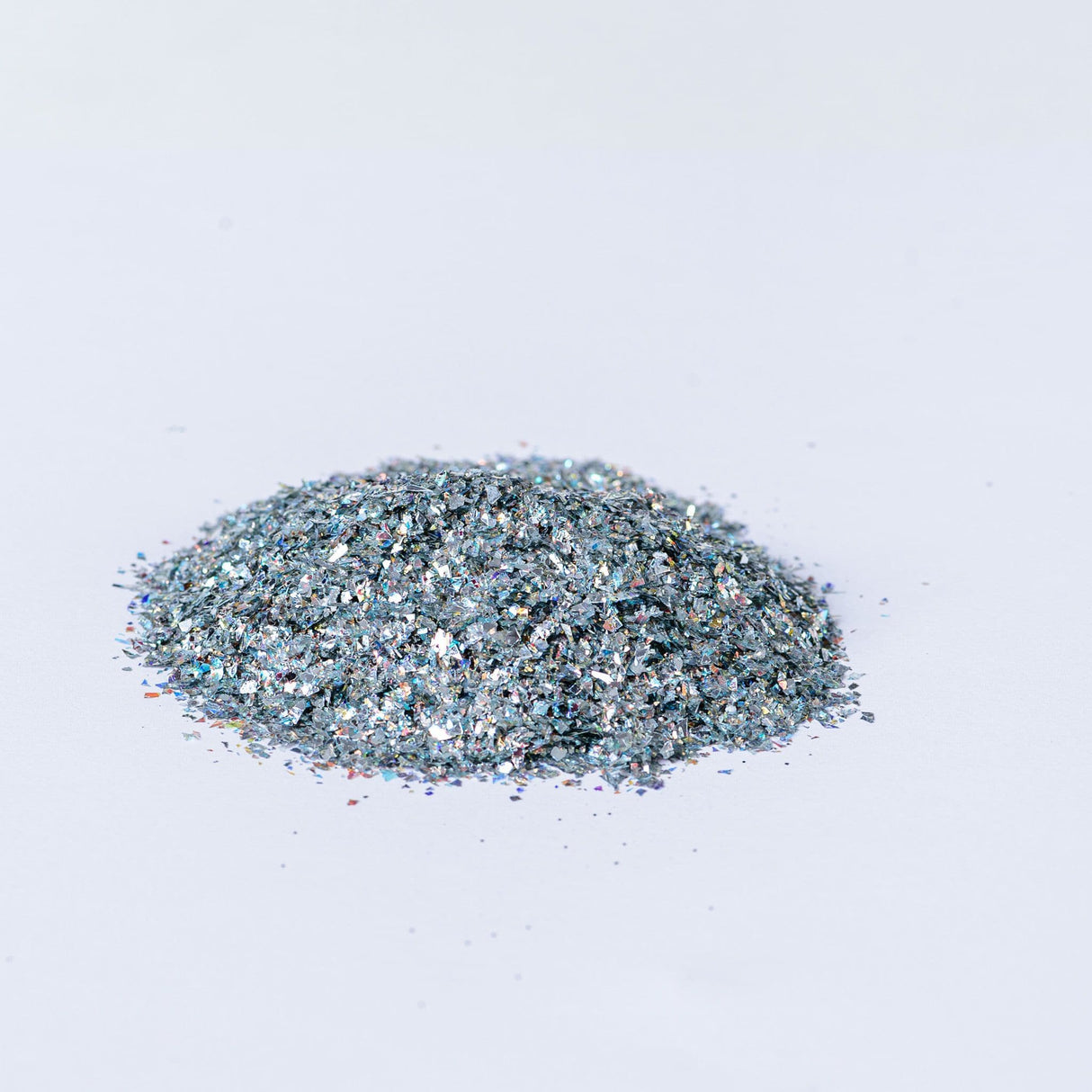 Silver Rainbow Random Cut Flakes Eco Glitter