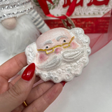 Mr & Mrs Clause Set Plastic Hand Mold