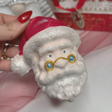 Santa with Glasses #2 Plastic Hand Mold