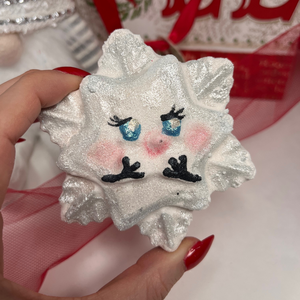 Smiling Snowflake Plastic Hand Mold